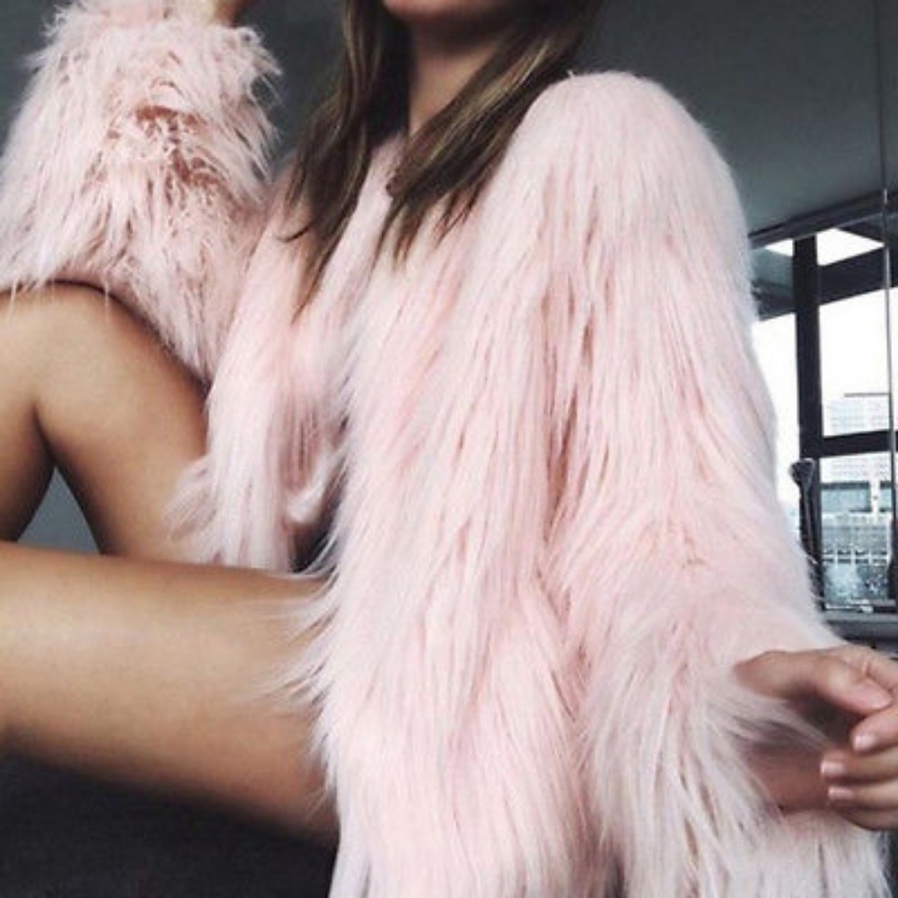 Ladakh × Urban Outfitters Pretty In Pink Faux Fur